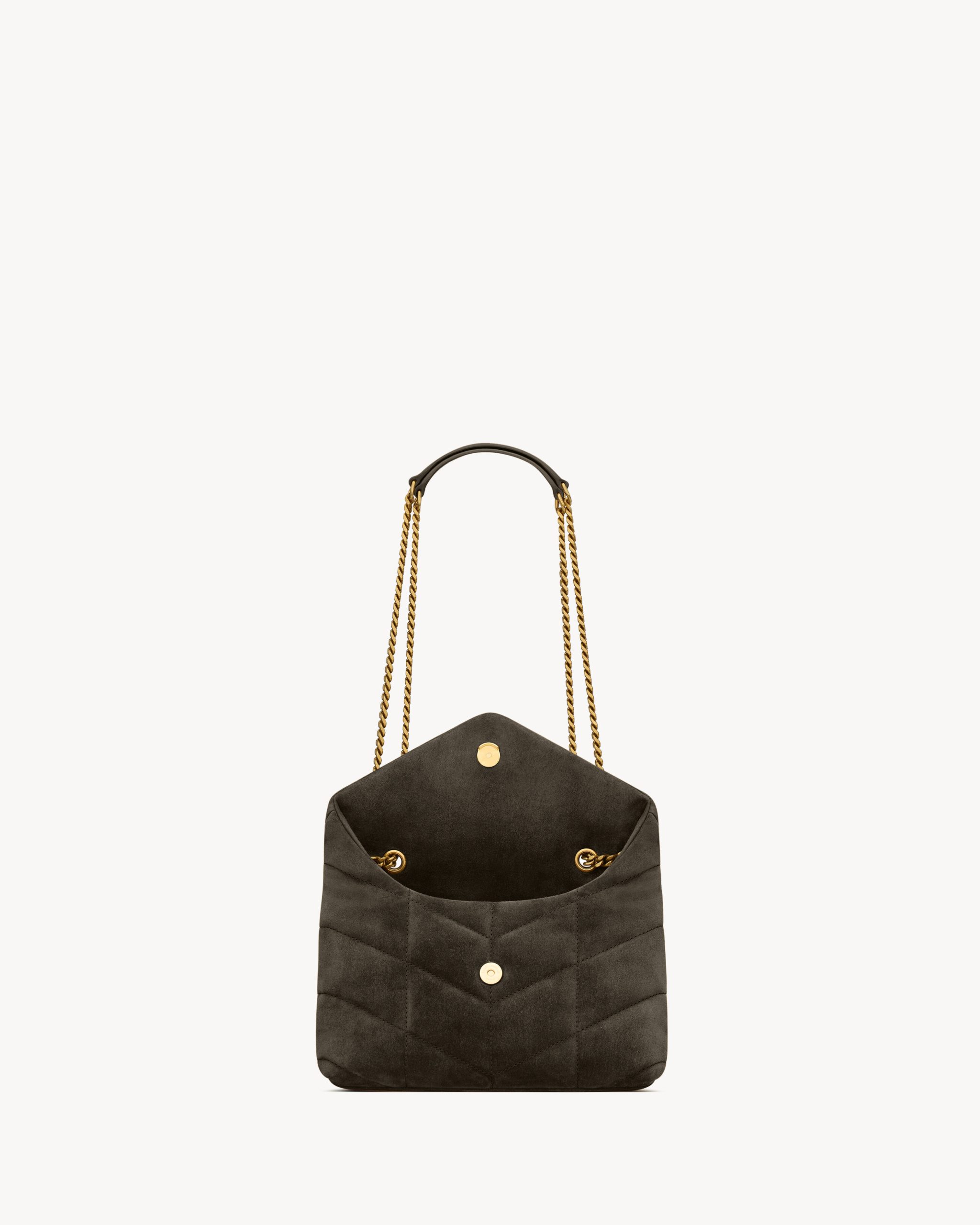 YSL Toy PUFFER in suede - Image 4